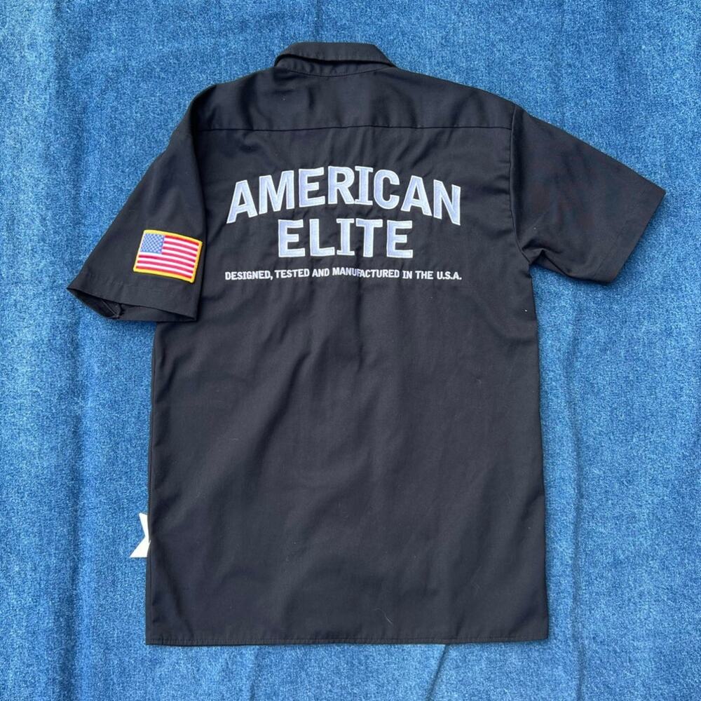 90s Dickies Dunlop American Elite button up work shirt